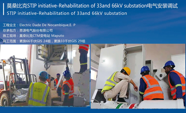 莫桑比克STIP initiative-Rehabilitation of 33and 66kV substation電氣安裝調(diào)試